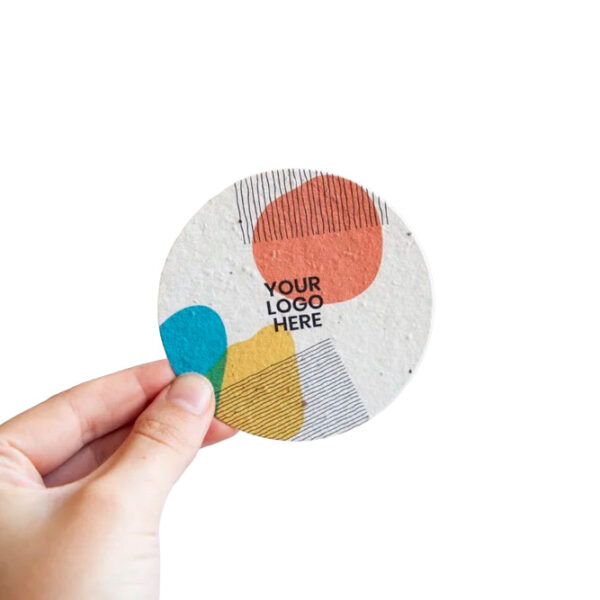 Sous-verre en Papier Ensemencé