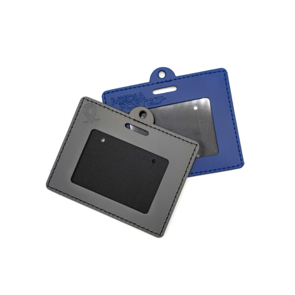 Porte-Badge en Cuir Recyclé