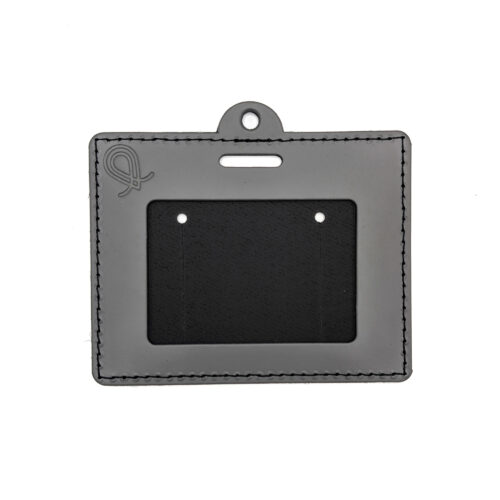 Porte-Badge en Cuir Recyclé – vue 2