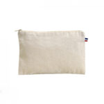 Pochette en coton biologique, fabriquée en France