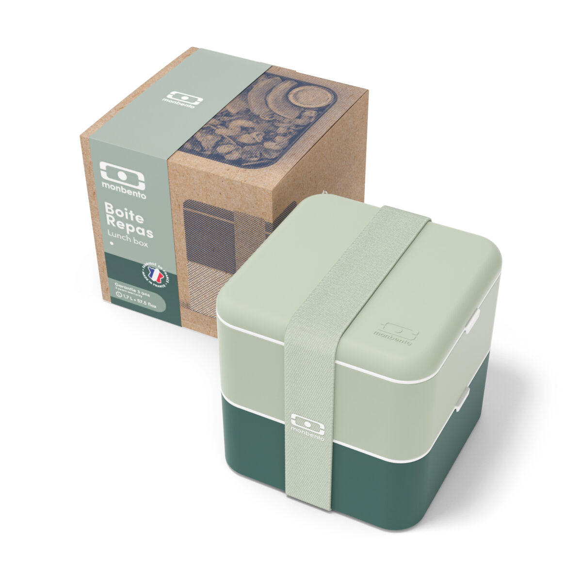 Le bento carré à deux étages est<strong> le cadeau idéal pour des repas équilibrés et pratiques à emporter</strong>. Made In France et fabriqué à partir de matériaux durables, il est également une solution écologique pour réduire les déchets jetables.