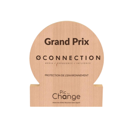 trophée en bois personnalisé