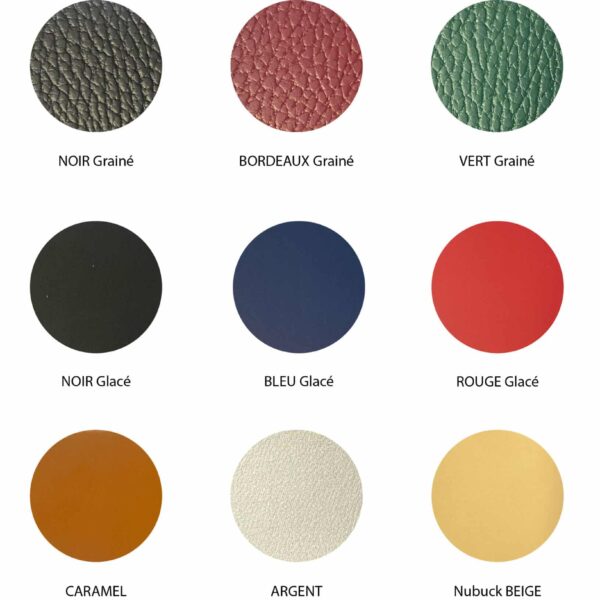 Nuanciers material avec matières