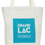 Tote Bag français en Fibre recyclé avec soufflet – vue 3