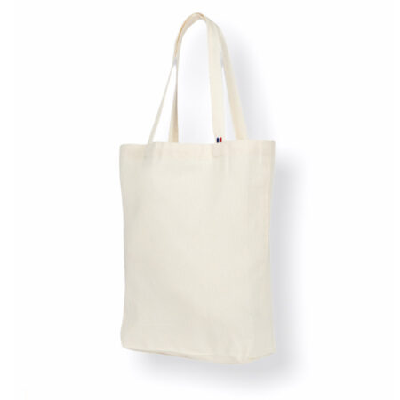 Tote Bag français en Fibre recyclé avec soufflet