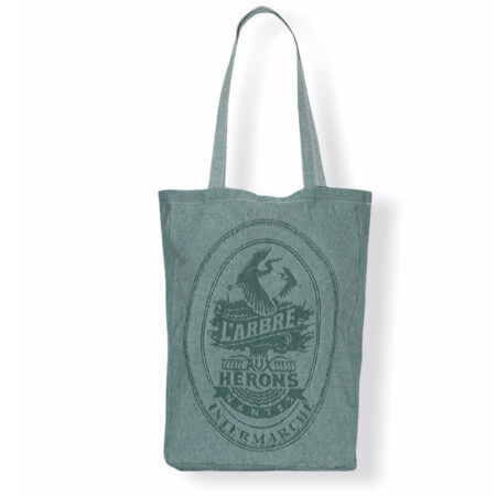 Tote Bag français en Fibre recyclé avec soufflet – vue 2