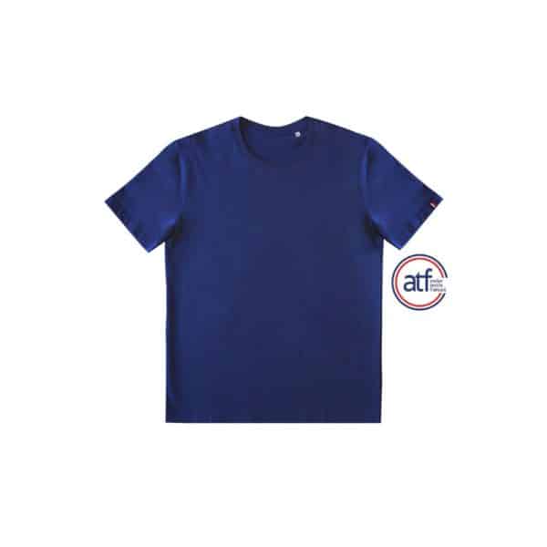 Un t-shirt coloré français personnalisable en coton bio – Unisexe avec le logo ff dessus.