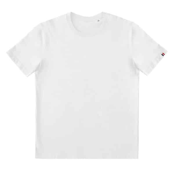t-shirt en coton biologique blanc Greenkit, personnalisable