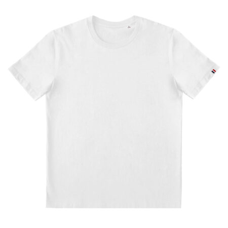 T-shirt coloré français personnalisable en coton bio – Unisexe
