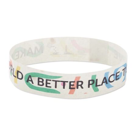 Bracelet en Papier Recyclé Ensemencé - A planter