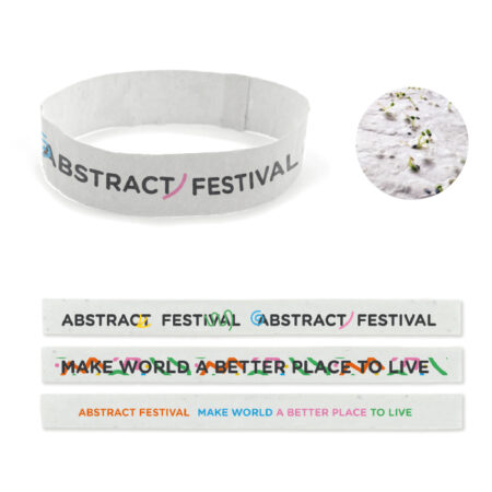 Bracelet en Papier Recyclé Ensemencé - A planter – vue 2
