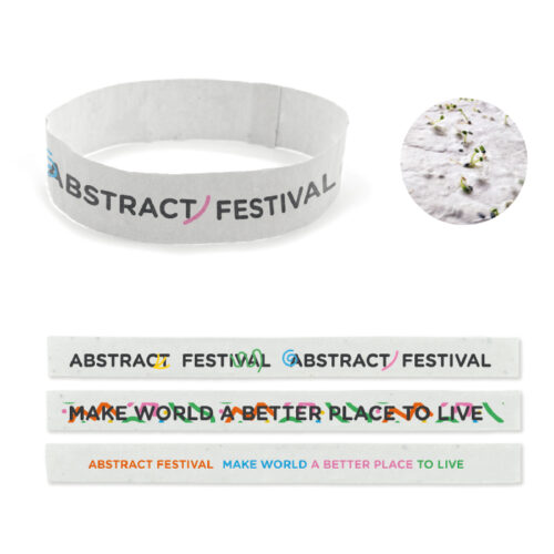 Bracelet en Papier Recyclé Ensemencé - A planter – vue 2