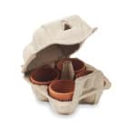 kit à planter 4 pots en terre de coté