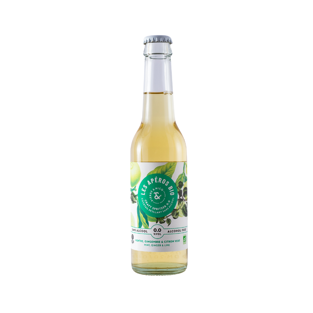 cocktail pétillant sans alcool parfum menthe