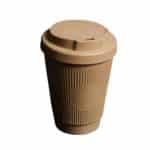 mug fibres bois recyclés marron clair