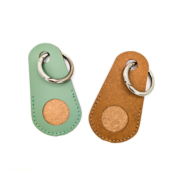 Mousqueton pour Airtag - Cuir Recyclé