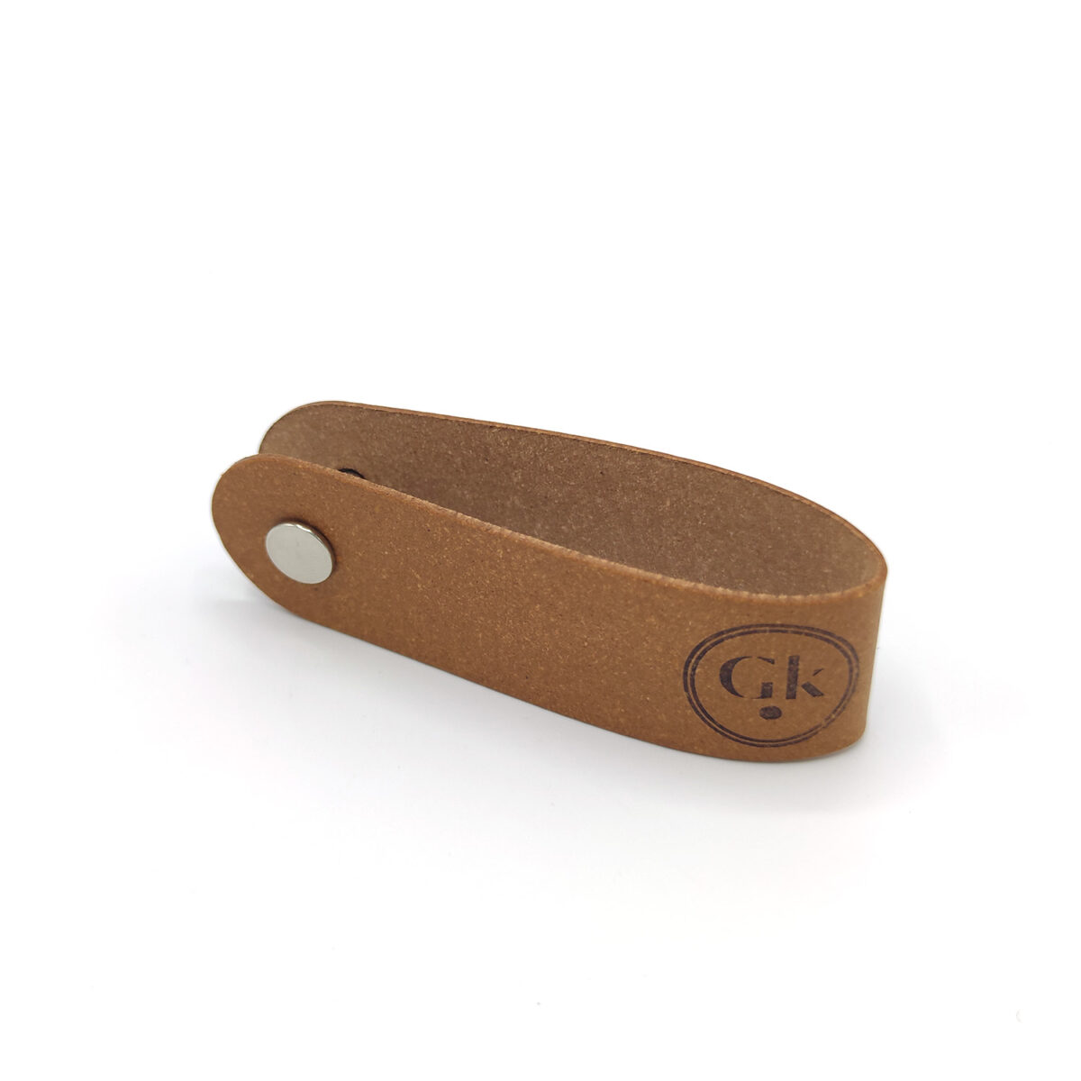 - Porte clés vis personnalisable en cuir recyclé
