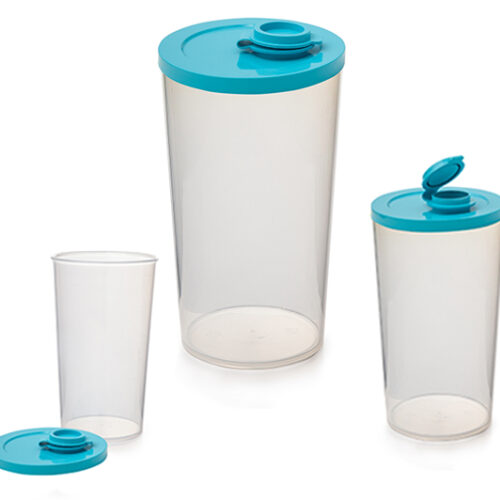 Gourde réutilisable transparente - 65cl