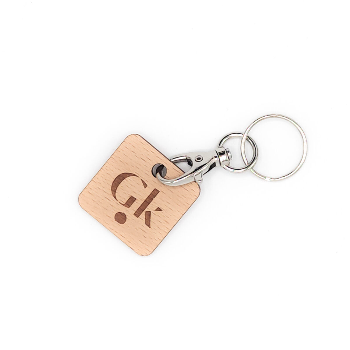 Porte clé en bois fabriqué en France