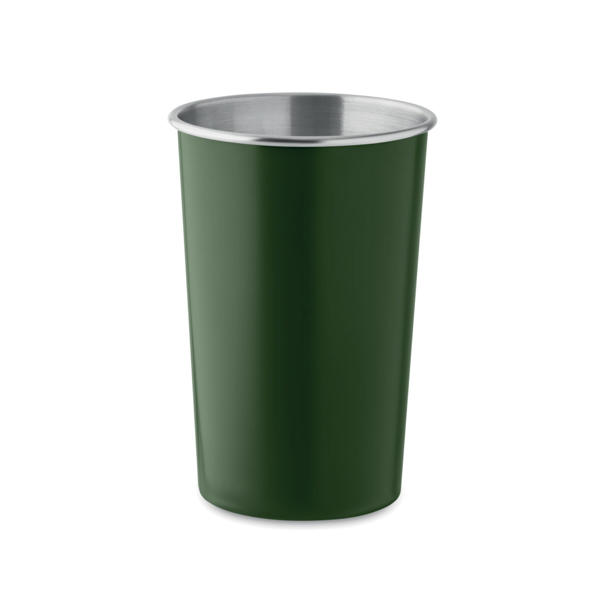 Gobelet réutilisable en acier inoxydable Gobelet 350 ml en <strong data-start="313" data-end="348">acier inoxydable recyclé (90 %)</strong>, dimensions Ø7,5 × 10,5 cm, poids 0,07 kg. Personnalisable par <strong data-start="412" data-end="429">gravure laser</strong> ou <strong data-start="433" data-end="459">sérigraphie circulaire</strong>. Trois zones de marquage disponibles.
