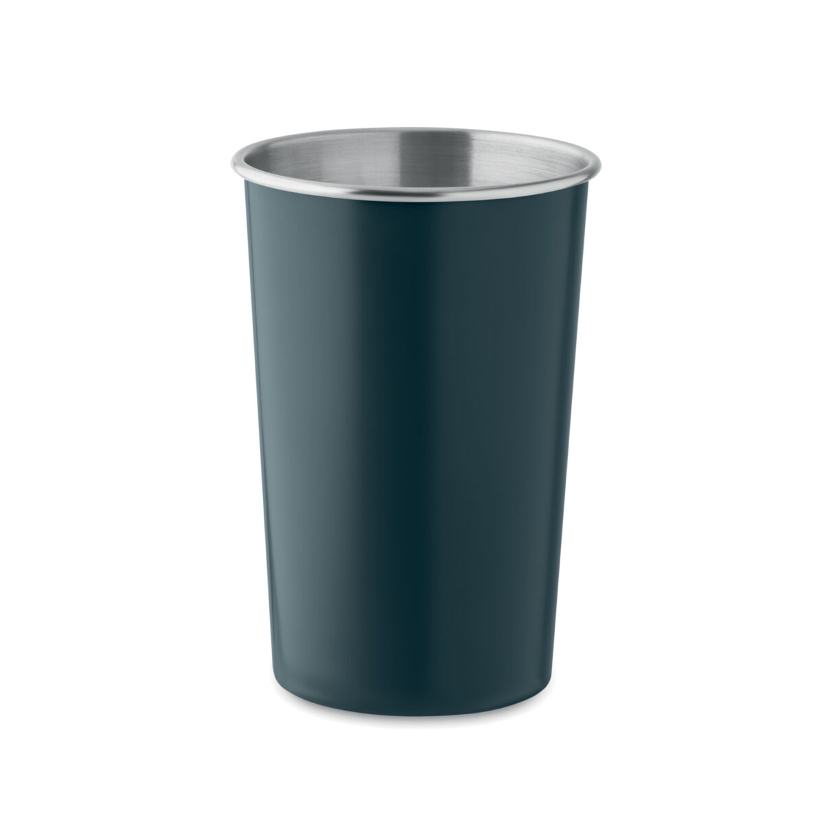 Gobelet réutilisable en acier inoxydable Gobelet 350 ml en <strong data-start="313" data-end="348">acier inoxydable recyclé (90 %)</strong>, dimensions Ø7,5 × 10,5 cm, poids 0,07 kg. Personnalisable par <strong data-start="412" data-end="429">gravure laser</strong> ou <strong data-start="433" data-end="459">sérigraphie circulaire</strong>. Trois zones de marquage disponibles.