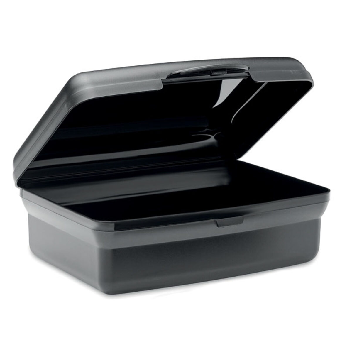 Lunch Box éco-responsable pour bureau Découvrez notre Lunch Box, votre partenaire idéal pour des repas pris sur le pouce. Fabriquée en PP, cette lunchbox de 800 ml se distingue par son design épuré et sa fermeture à clic sécurisée.