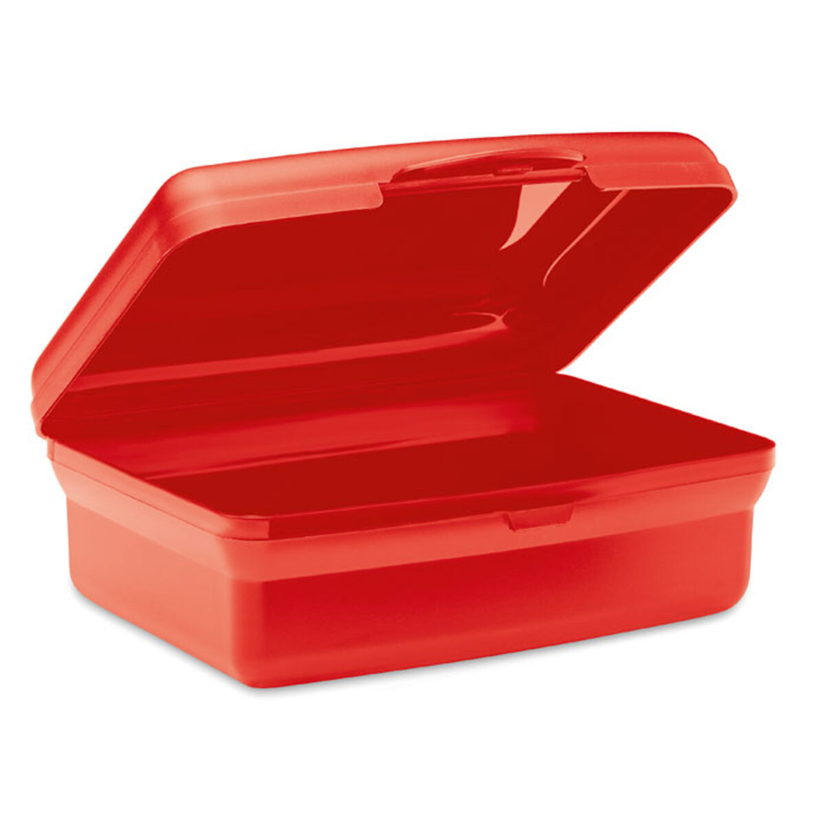Lunch Box éco-responsable pour bureau Découvrez notre Lunch Box, votre partenaire idéal pour des repas pris sur le pouce. Fabriquée en PP, cette lunchbox de 800 ml se distingue par son design épuré et sa fermeture à clic sécurisée.