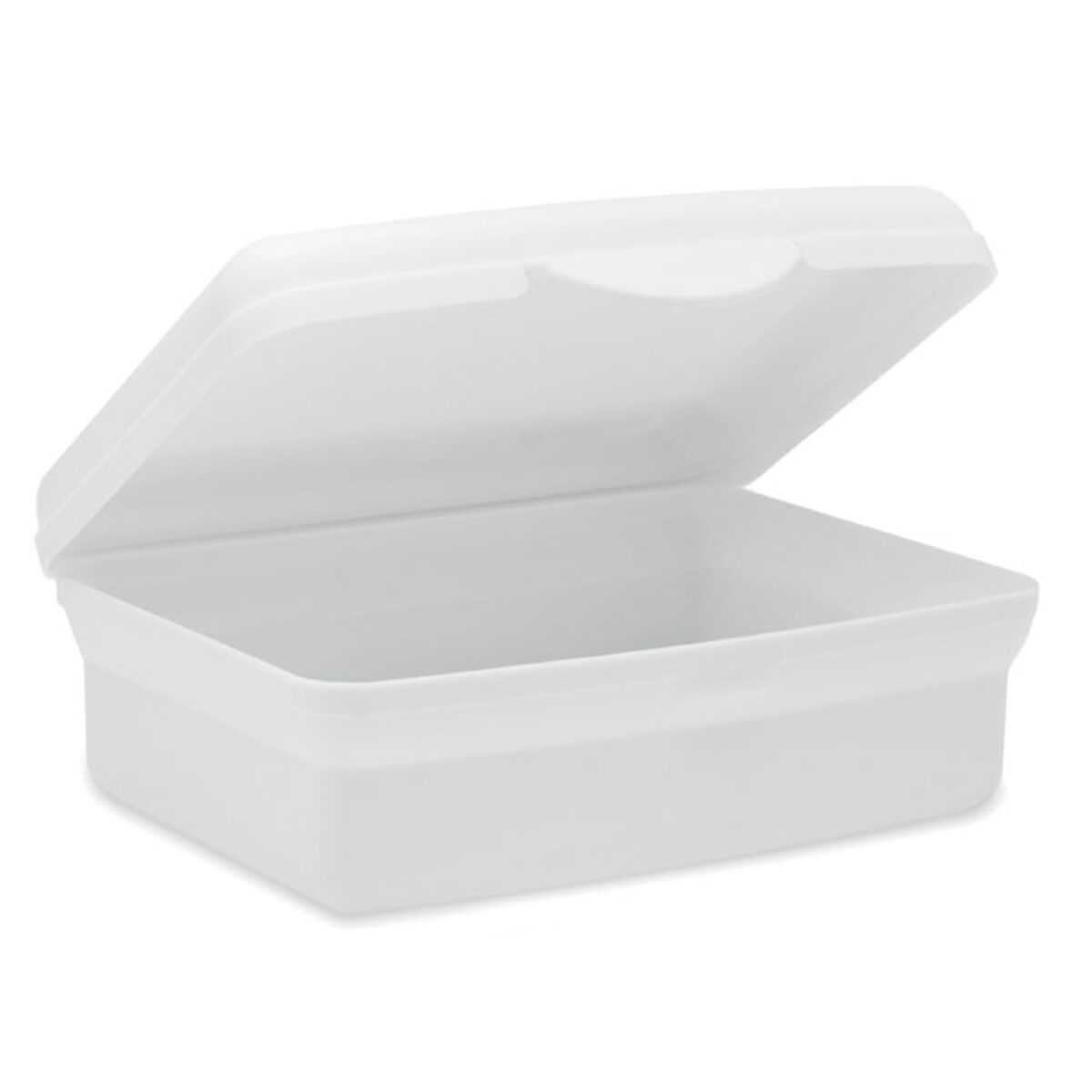 Lunch Box éco-responsable pour bureau Découvrez notre Lunch Box, votre partenaire idéal pour des repas pris sur le pouce. Fabriquée en PP, cette lunchbox de 800 ml se distingue par son design épuré et sa fermeture à clic sécurisée.