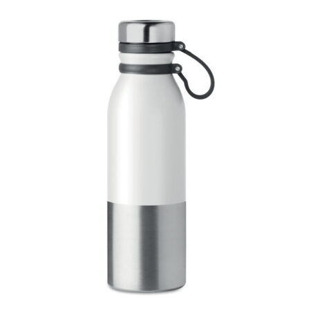 Gourde à Double Paroi avec Poignée en Silicone - 600 ml – vue 2