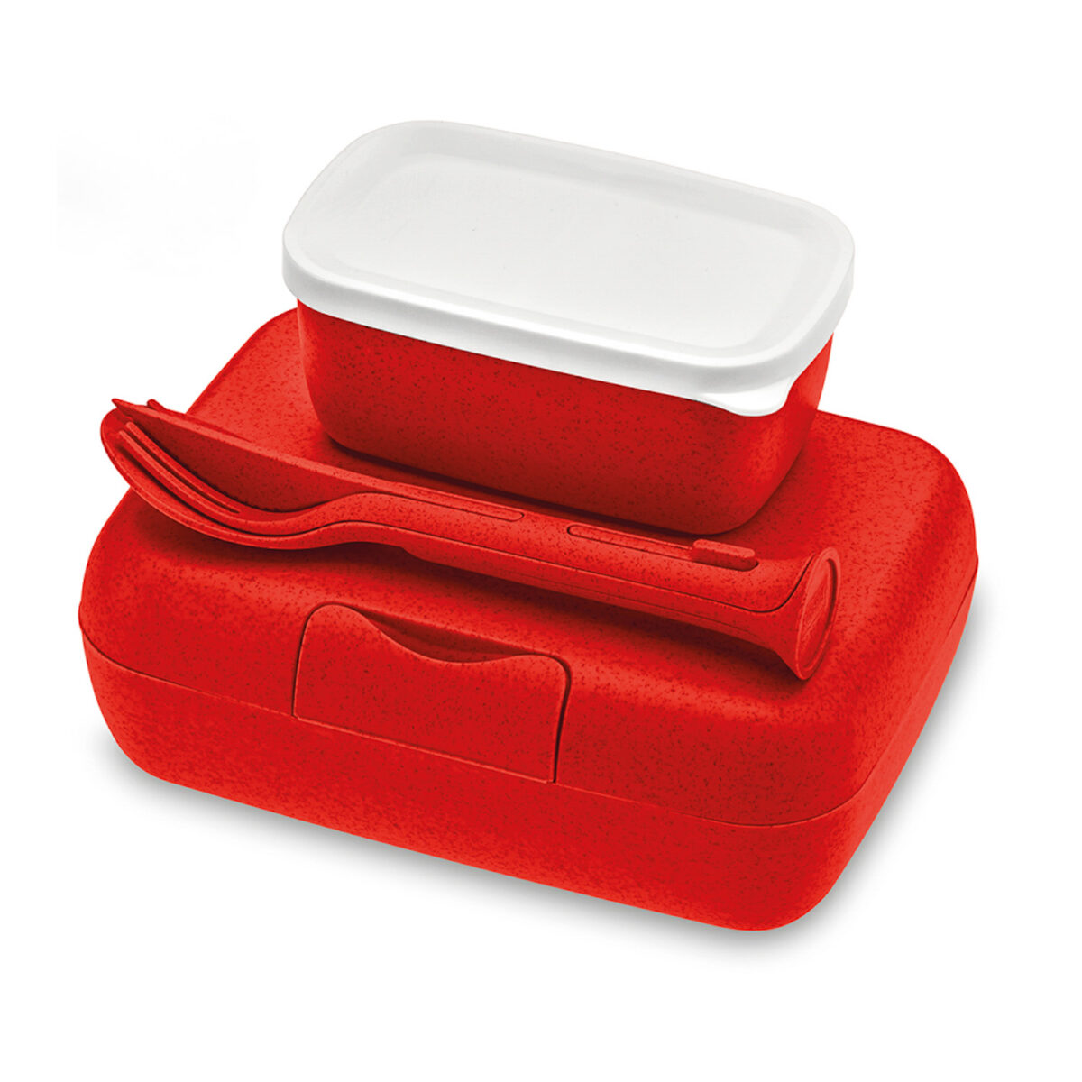 coffret lunch écologique pratique pour déjeuner sain sur le pouce Notre Coffret Lunch est la solution parfaite pour ceux qui cherchent à allier praticité et respect de l'environnement dans leurs repas quotidiens. Incluant un set de couverts et des boîtes de différentes tailles, ce coffret vous assure un déjeuner sain et organisé, où que vous soyez.