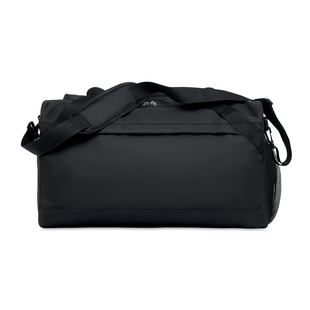 Sac de sport durable RPET pour salle de gym et week-ends Notre sac, en RPET 600D, est parfait pour la salle de gym ou un week-end détente. Spacieux, avec bandoulière ajustable, il allie confort et durabilité.