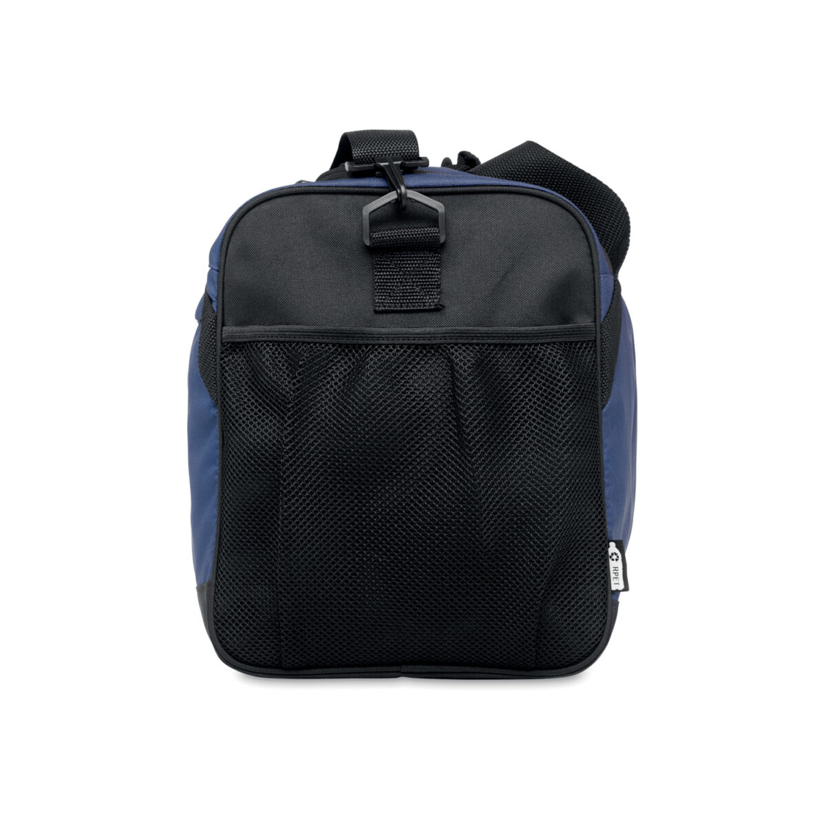 Sac de sport durable RPET pour salle de gym et week-ends Notre sac, en RPET 600D, est parfait pour la salle de gym ou un week-end détente. Spacieux, avec bandoulière ajustable, il allie confort et durabilité.