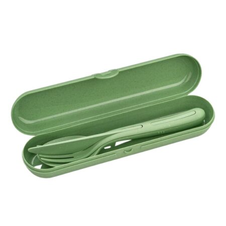 Etui + set de grand couvert en matière organique bio-circulaire