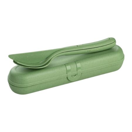 Etui + set de grand couvert en matière organique bio-circulaire