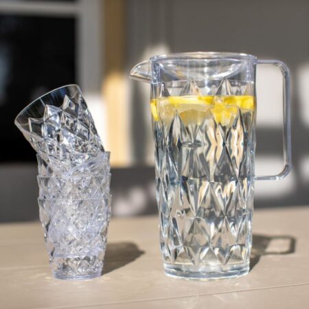 Carafe avec set de 4 verres – vue 2