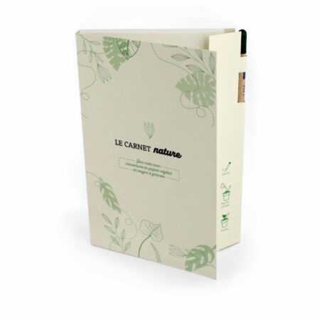 Carnet Nature avec Crayon à Graines