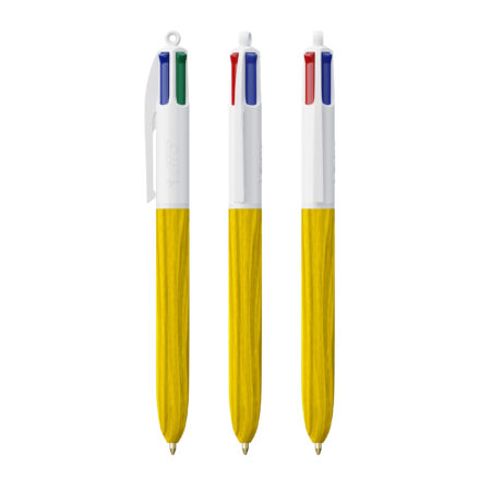 Stylo à Bille Bic - 4 Couleurs Style Bois – vue 2