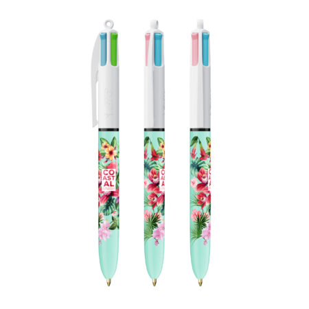 Stylo à bille 4 couleurs BIC- Fashion