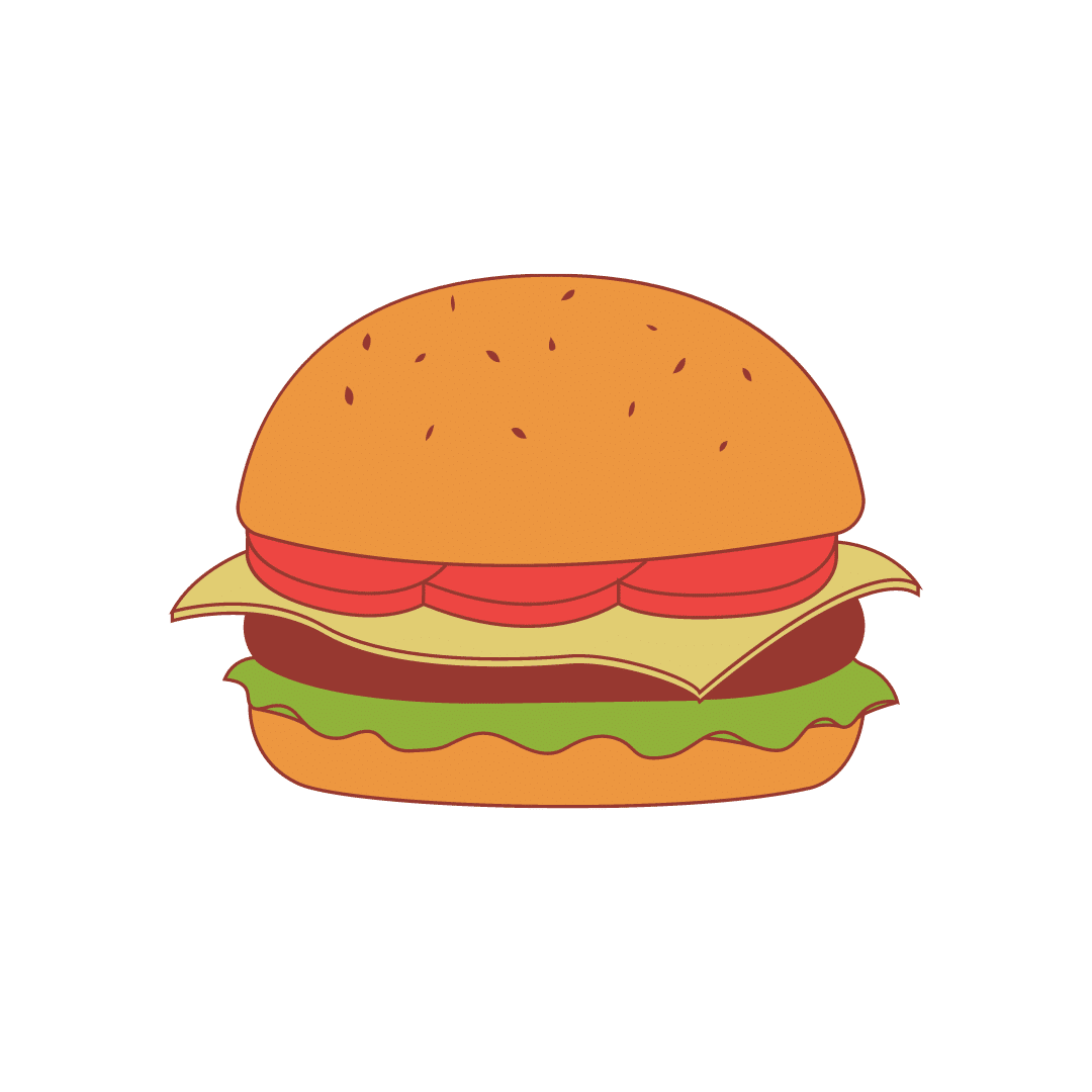 un burger pour représenter sa consommation en eau