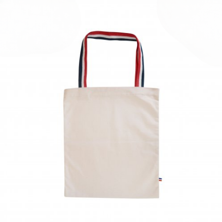 Tote bag français écru - 100% coton biologique