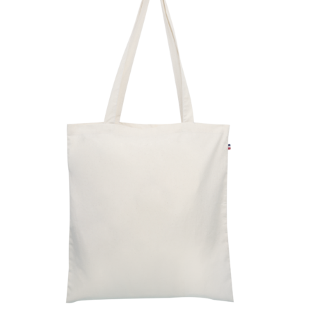 Tote Bag Français blanc en Coton Bio
