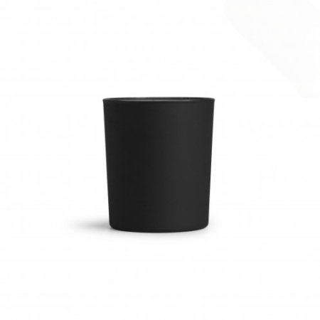 GK20835 - Bougie verre française - noir verso
