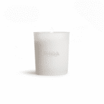 GK20835 - Bougie verre française - blanc