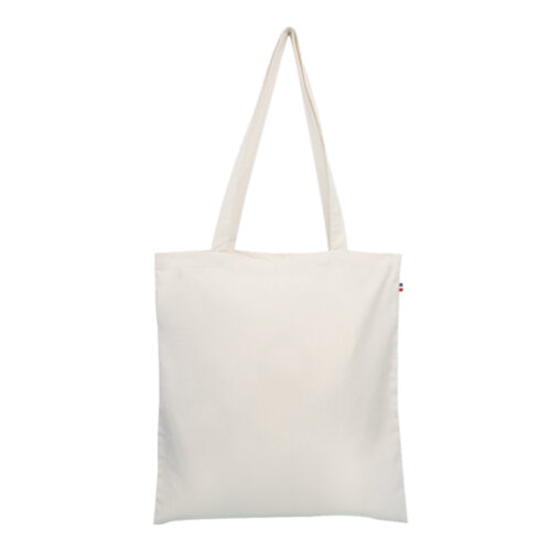 Tote Bag Français blanc en Coton Bio