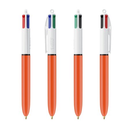 Stylo personnalisable BIC 4 couleurs bille fine