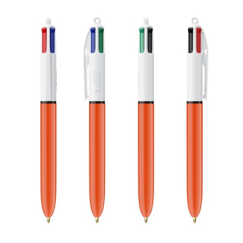 Stylo personnalisable BIC 4 couleurs bille fine