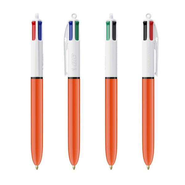 stylo personnalisable BIC 4 couleurs bille fine