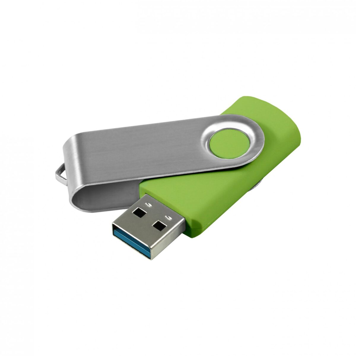 Clé USB personnalisée en métal et gomme La clé USB TWIST personnalisée,<strong> fabriquée en Europe,</strong> combine métal et gomme pour un design unique. Disponible en capacités de 8 Go à 64 Go, elle mesure 57,1 x 19,4 x 10,7 mm et pèse 10 g. Personnalisation par <strong>gravure laser</strong> ou <strong>tampographie</strong> (jusqu'à 2 couleurs) sur une zone de marquage de 24 x 13 mm. Disponible en plusieurs couleurs, cette clé USB est conforme à la norme ISO 9001.