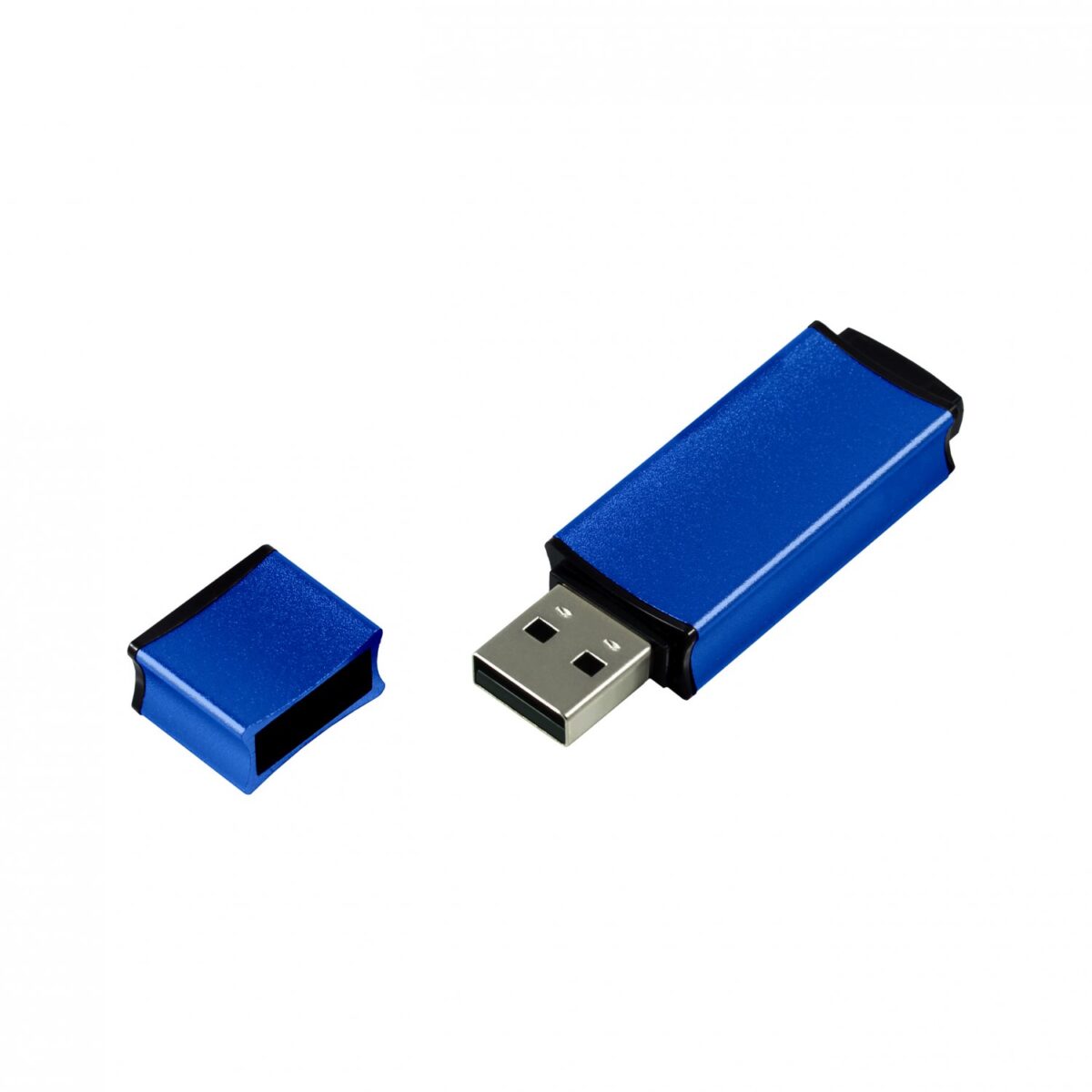 Clé USB personnalisable Cette clé USB personnalible,<strong> fabriquée en Europe</strong>, offre une finition en aluminium anodisé. Disponible en capacités de 8 Go à 64 Go, elle mesure 59 x 18,2 x 9,4 mm et pèse 10 g. Personnalisation par gravure laser ou tampographie (jusqu'à 2 couleurs) sur une zone de marquage de 34,5 x 14 mm. Disponible en plusieurs couleurs, cette clé USB est conforme à la norme ISO 9001. Commande minimale de 100 unités pour une solution de stockage fiable et personnalisée.