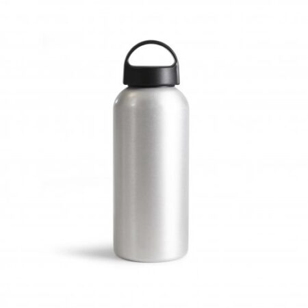 Gourde en aluminium personnalisable 600ml avec bouchon au choix